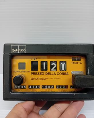 Tassametro Argo Taxi Roma alfa 75 33 128 131 lire