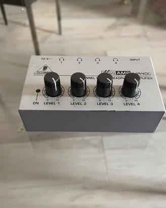 Behringer MicroAMP HA400 amplificatore x 4 cuffie