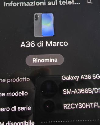Samsung A36 5G 8/256 Giga 
