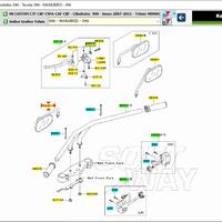 Specchio Sx Kawasaki VN Custom 900 560010089