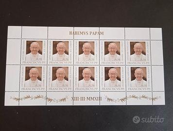 Francobolli elezione Papa Francesco 2013 Vaticano