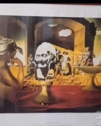 Quadro Dali' - "Il mercato degli schiavi"