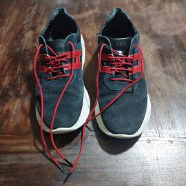 Scarpe Hogan uomo USATE blu e rosse