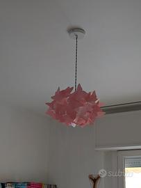 Lampadario a sospensione con farfalle