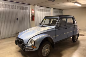 Citroen Dyane 6 Edelweiss conservata prima vernice