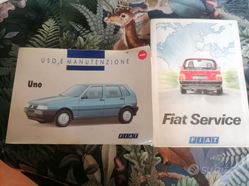 Manuali istruzione Fiat uno e punto