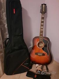 chitarra elettroacustica Eko ranger 12 corde