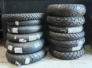 Varie gomme moto nuove