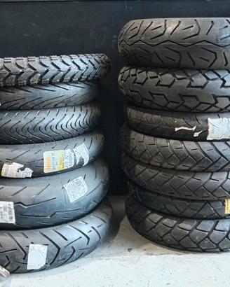 Varie gomme moto nuove