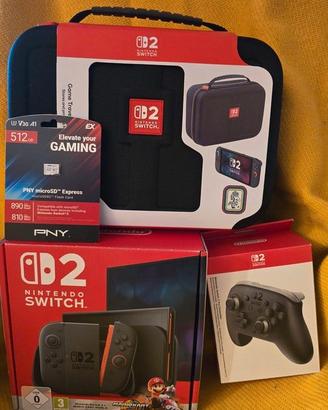 Nintendo Switch 2 Mario Kart World + accessori