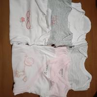 Set 7 body neonata 1/3 mesi