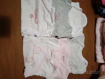Set 7 body neonata 1/3 mesi