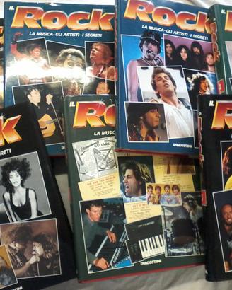 Enciclopedia "i grandi del rock "110 lp+7volumi