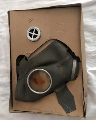Maschera Anti Gas Tedesca Luftschutz Ww2 Civile