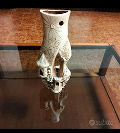 Vaso ceramica artigianale fantasy