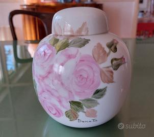 BARATTOLO VASO DI PORCELLANA BIANCA