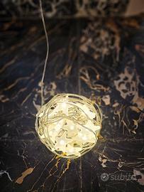 Mini luci natalizie  bianche forma stella Ikea