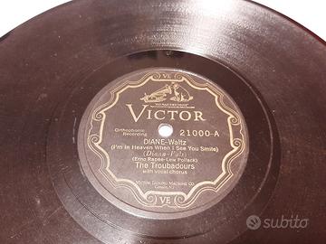 Vinile 78 giri Victor 21000, The Trobadours