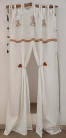 Tenda Bianca/Ecrù Monogramma Francese