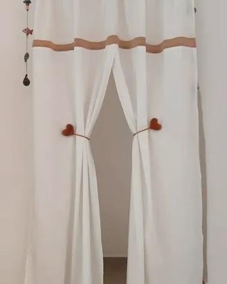 Tenda Bianca/Ecrù Monogramma Francese