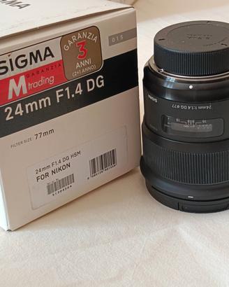 SIGMA ART 24 mm f/1.4 DG HSM per Nikon