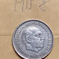 Moneta Spagna 25 Pesetas del 1957 - Espana