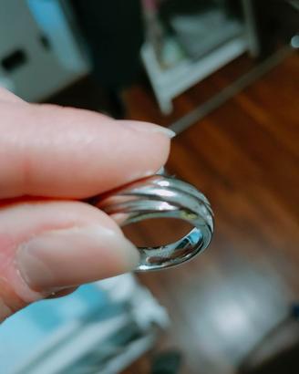 Anello Fossil steel