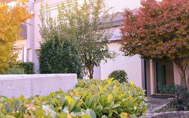 Villa con giardino e capannone/laboratorio h 6 m