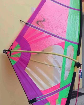 rig completo windsurf  4.5 ragazzo/principiante