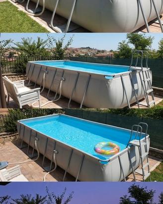 PISCINA FUORI TERRA 5x3 METRI COMPLETA