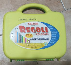 Regoli Colorati ARDA 200 pz completi con valigetta