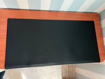 Sottomano Scrivania 80x40 Similpelle Nera