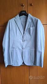 Giacca uomo grigia, cotone, taglia 48