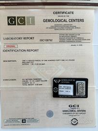 Diamanti Naturali 5.05ct Certificati GCI