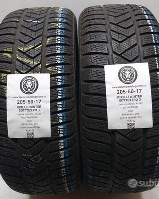 2 gomme 205 50 17 pirelli a47452
