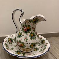 Brocca + catino per lavabo
