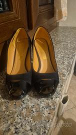 scarpe nere tacco alto ottime