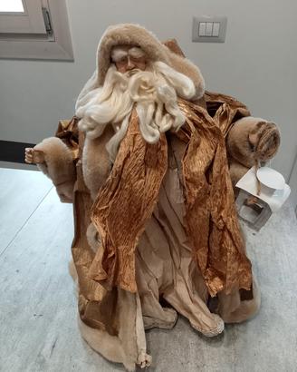 babbo natale in carta pesta