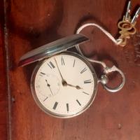 Orologio da tasca 1874 ARGENTO funzionante