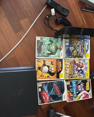Nintendo Wii + 6 giochi originali + PS4 guasta