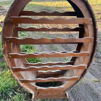 Bottigliera in legno