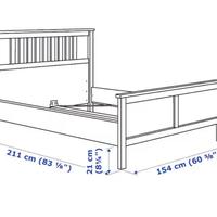 Struttura letto matrimoniale ikea