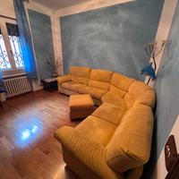 Divano Letto Angolare in Alcantare