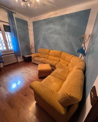 Divano Letto Angolare in Alcantare