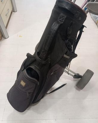 Set golf sacca, mazze e carrello