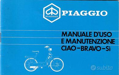 PIAGGIO Ciao manuale d'uso