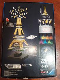 puzzle 3D Ravensburger torre Eiffel illuminato