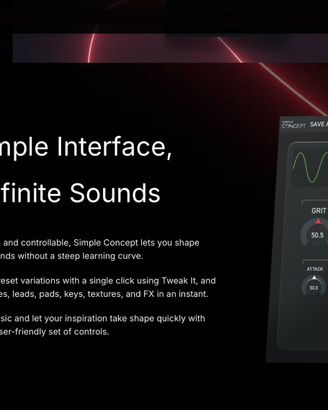 KROTOS AUDIO - synth "SIMPLE CONCEPT"
