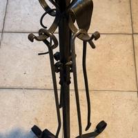 Set per camino in ferro battuto