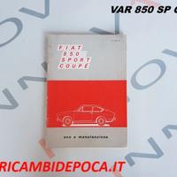 Libretto Uso e Manutenzione-Fiat 850 Sport Coupè